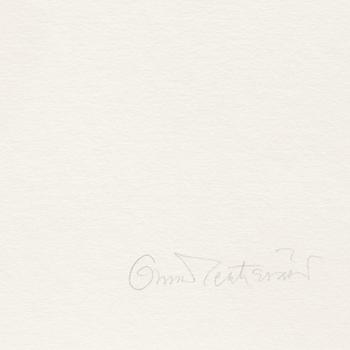 OSCAR REUTERSVÄRD, färglitografi. Signerad och numrerad  157/240.
