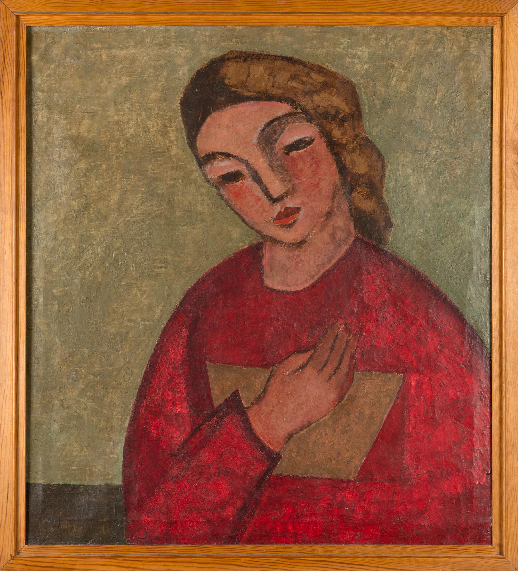 Ahti Lavonen, Girl in red dress.