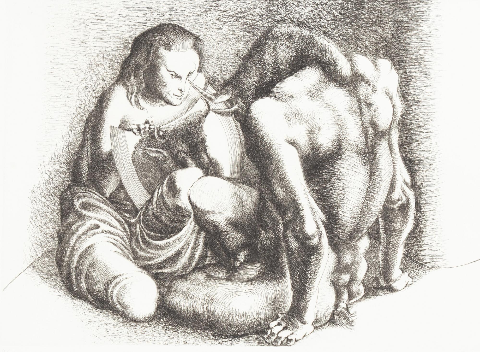 Michael Ayrton, "Minotaur", 2 pcs.