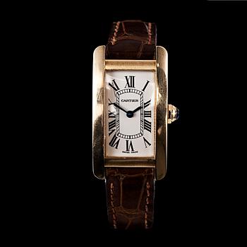 137. DAMARMBANDSUR, Cartier Tank Americaine.