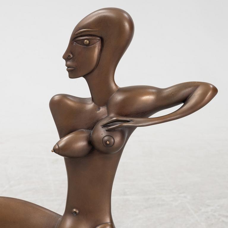 Paul Wunderlich, sculpture, bronze, 1976, signed 58/500.