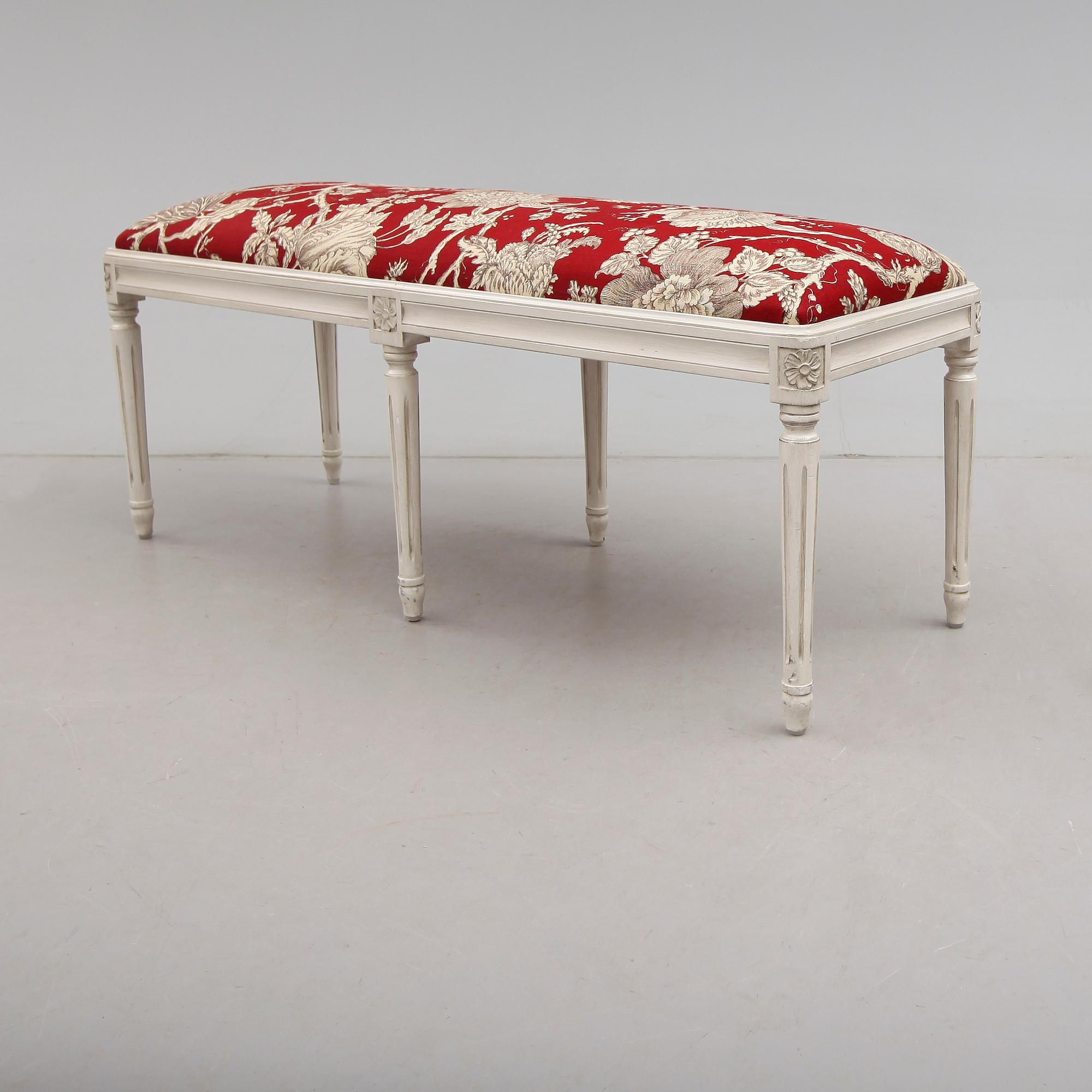 BÄNK, gustaviansk stil, 1900-talets andra hälft.