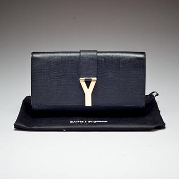 KUVERTVÄSKA, "Chyc leather Clutch". Saint Laurent, Paris.