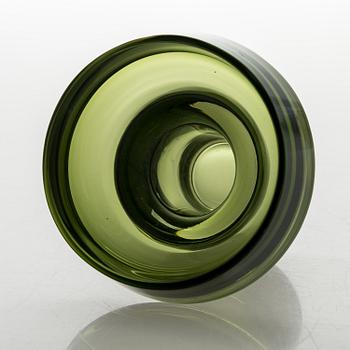 KAJ FRANCK, VAS, KF 260, glas. Signerad K Franck Nuutajärvi Notsjö -60.