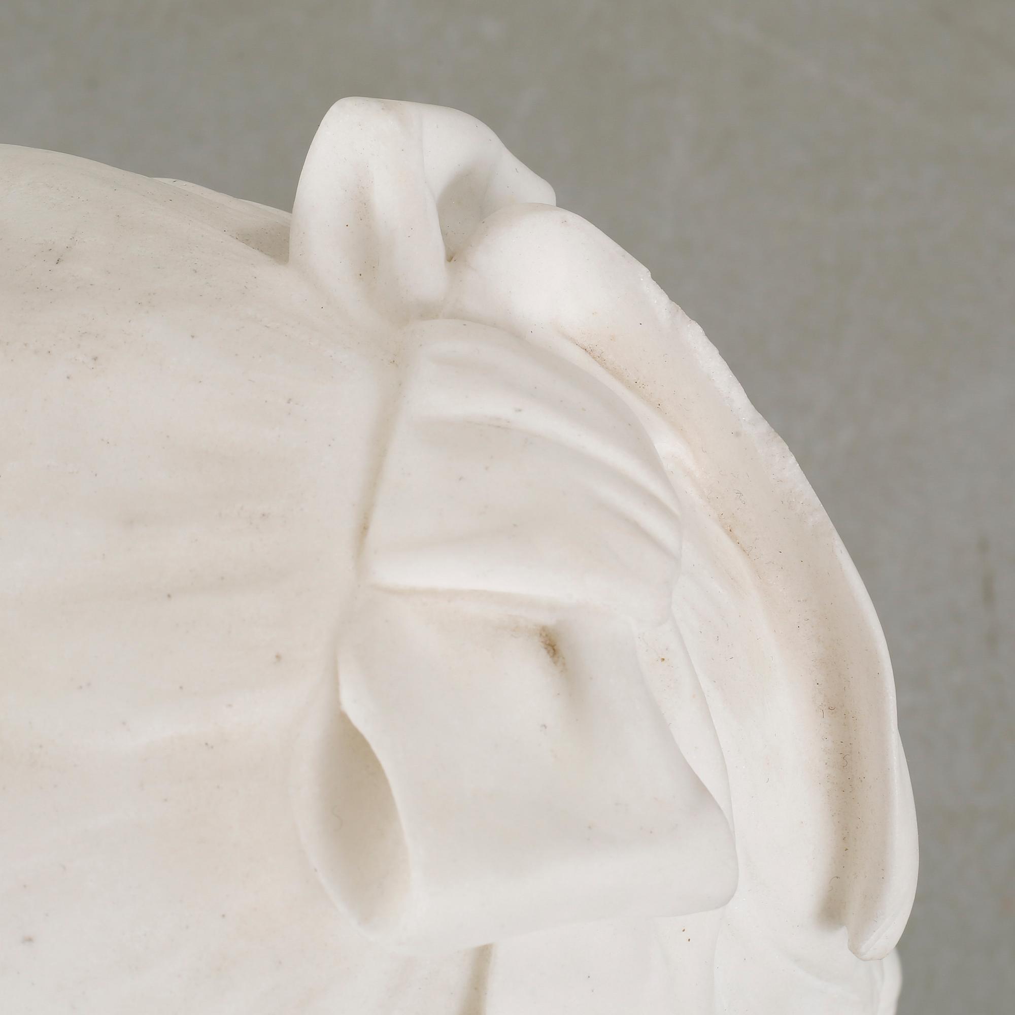 PER HASSELBERG, sculpture, plaster, signed and dated 1882.