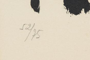 Fernand Léger, lithograph in colours, 1954, signed 52/775.