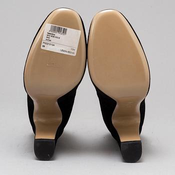 VALENTINO, a pair of suede height heel shoes, size 39.