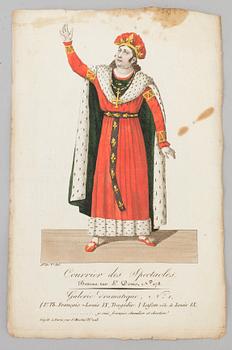 A SET OF 22 HAND COLOURED FASHION ILLUSTRATIONS, early 19th century.