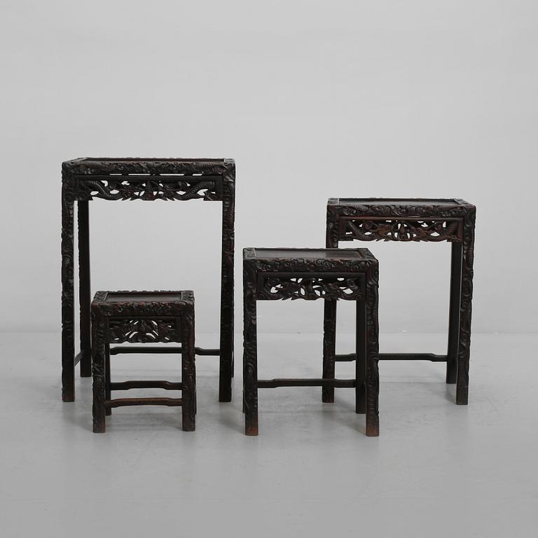 SATSBORD, 4 st, Kina, 1900-talets andra hälft.