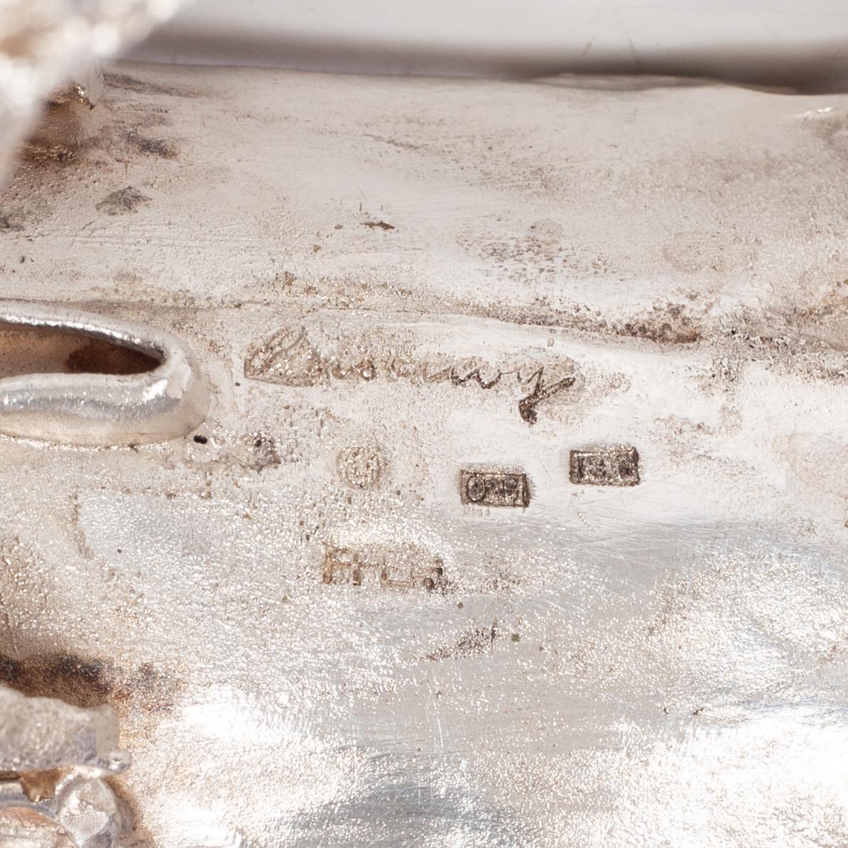 Lars Arby, skulptur, sterling silver, Göteborg, sannolikt 1978.