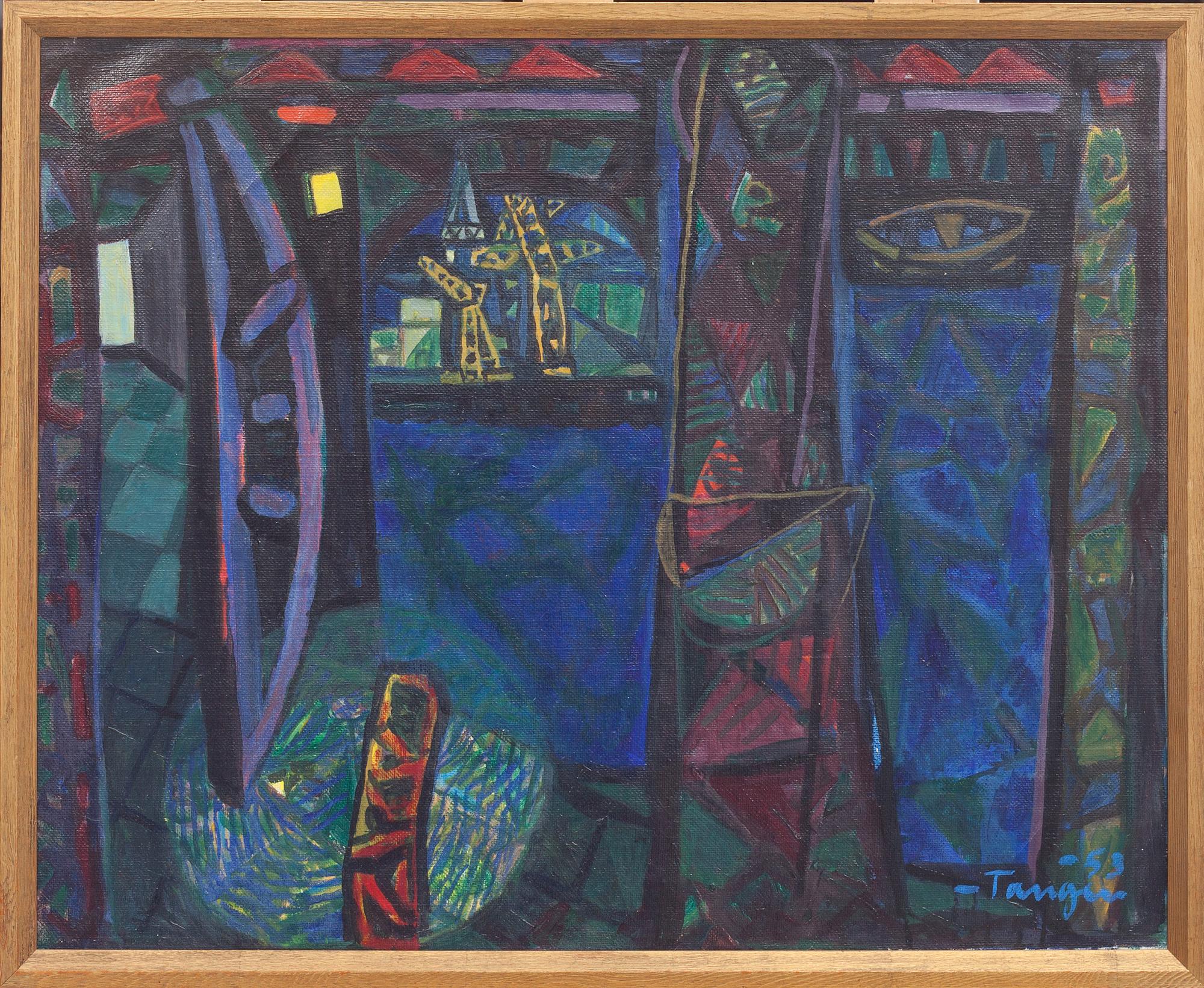 OLOF TANGEN , olja på duk. Signerad och daterad -53.