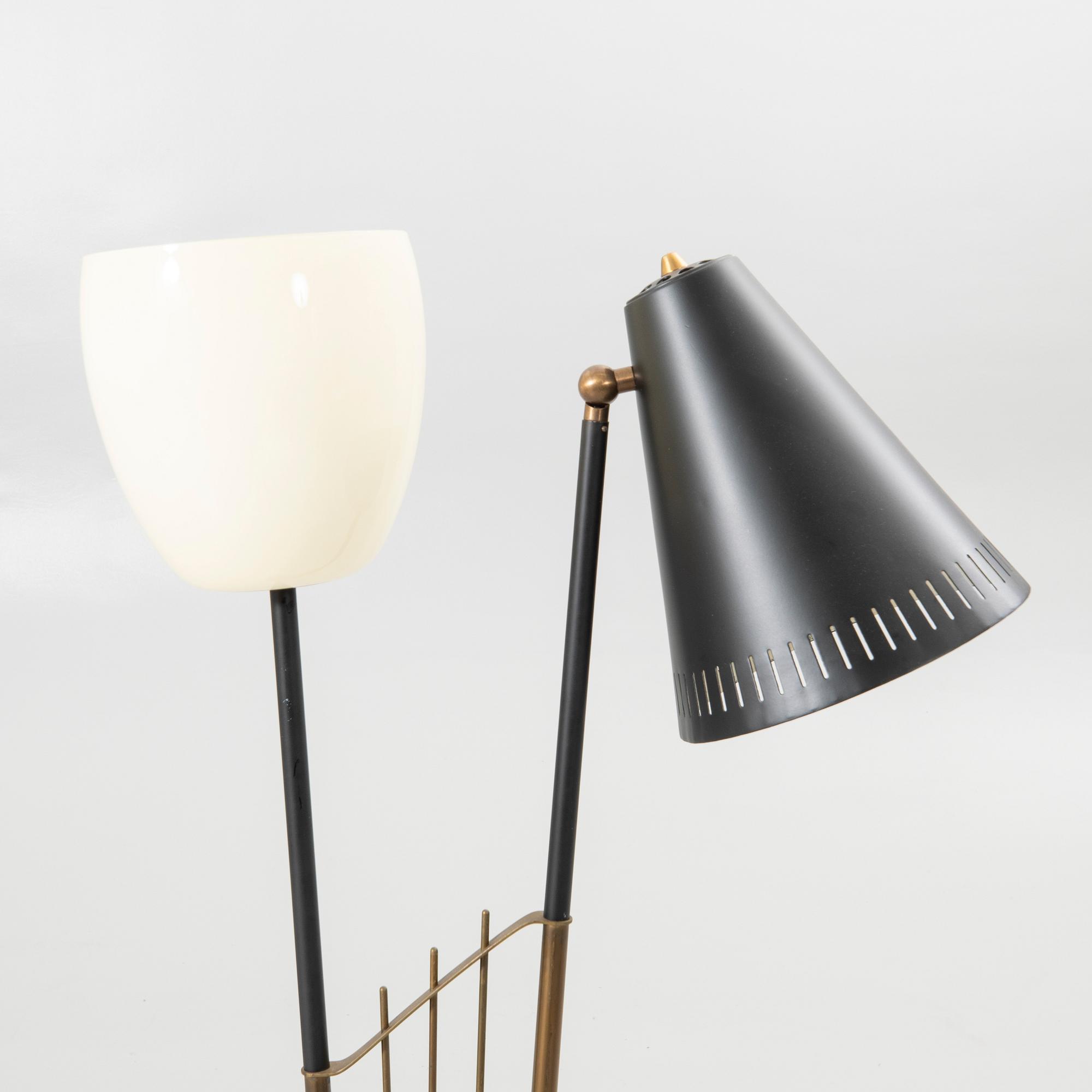 Floor lamp, mid-20th century.