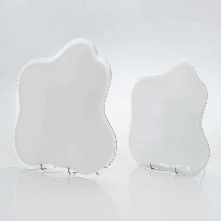 Alvar Aalto, taidelasi, "Aallon kukka", neljä osaa, signeerattu Alvar Aalto 154 / 1983.