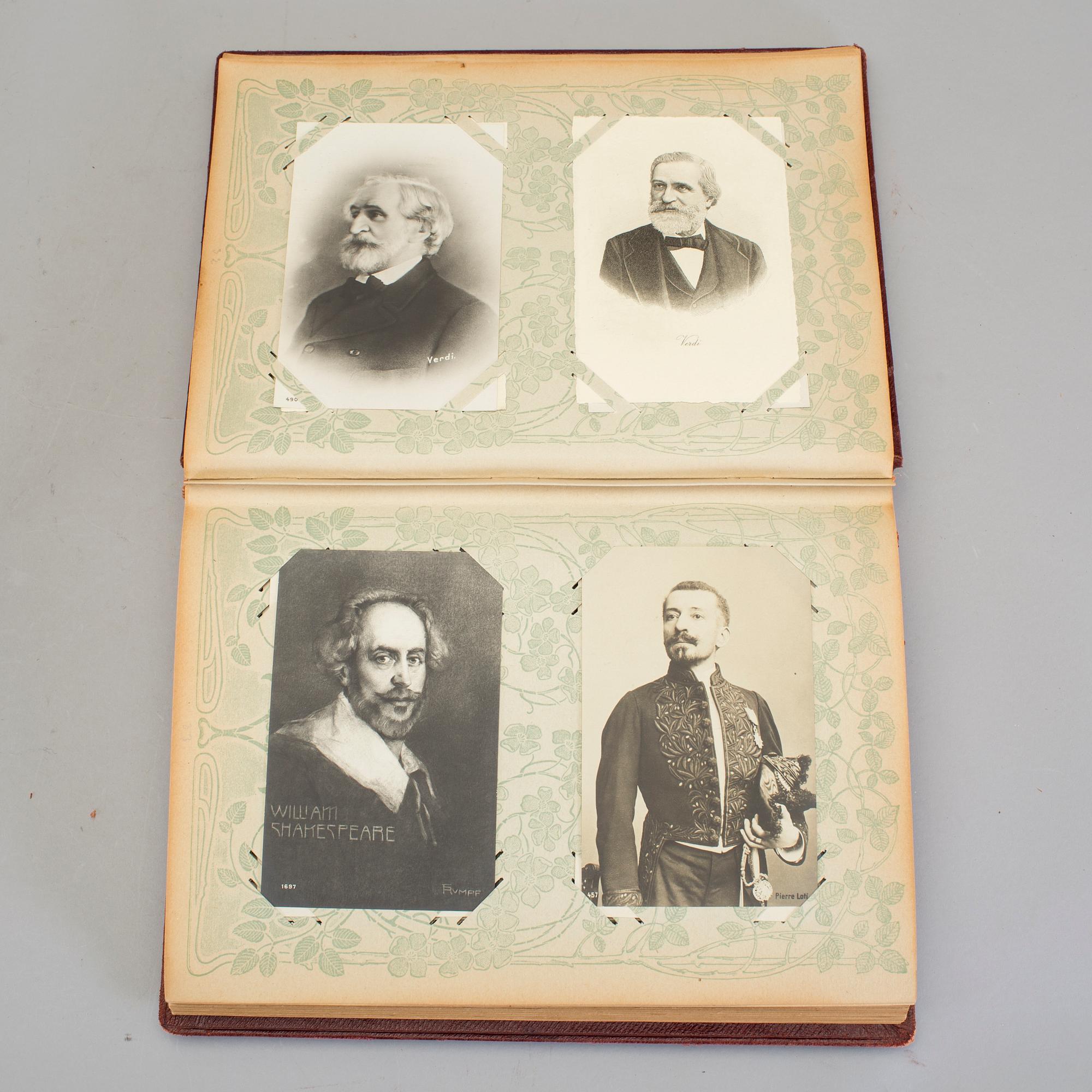 BREVKORTSALBUM, 5 band, 1900-talets början.