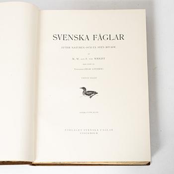 The Wright Brothers, book work, 3 volumes, "Swedish Birds", A. Börtzells tryckeri AB, Ivar Baarsen, Stockholm, 1927-1929.