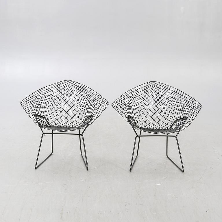 A pair of Harry Bertoia, "Diamond Chair", 1950s, for NK.