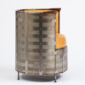 Mats Theselius, an "Älgskinnsfåtöljen" armchair, ed. 230/360, Källemo, Värnamo, post 1991.