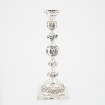 Ljusstake, silver, Warszawa 1880.