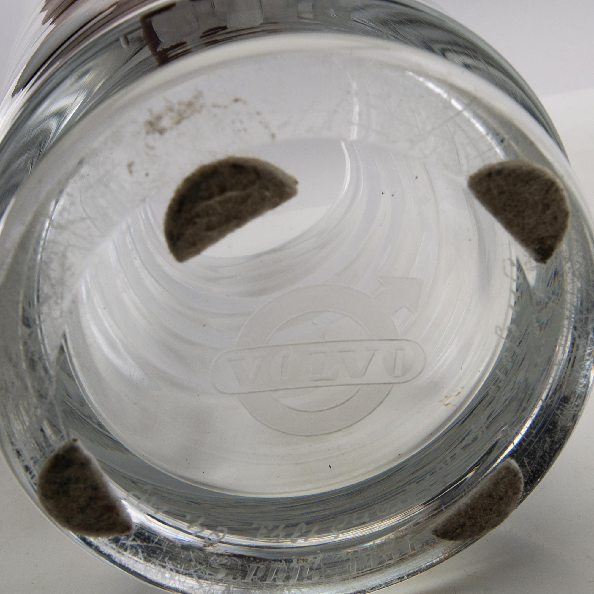 Vicke Lindstrand, vase, glass, "Pearl Fisher", Orrefors, 1930s.