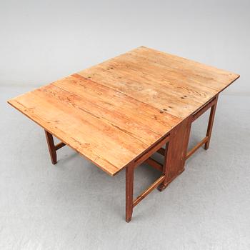 A Swedish 19th century gateleg table.