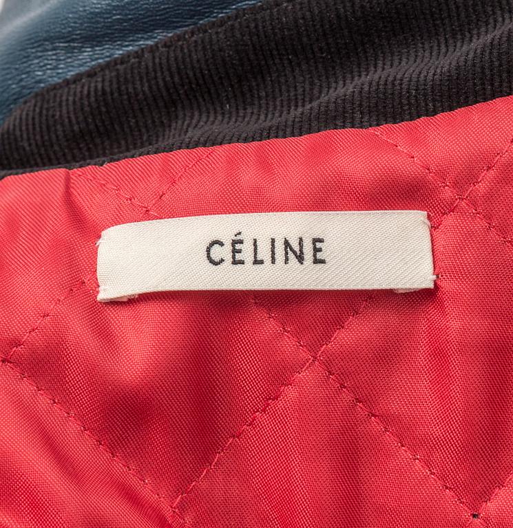 LEATHER JACKET, Celiné, french size 36.