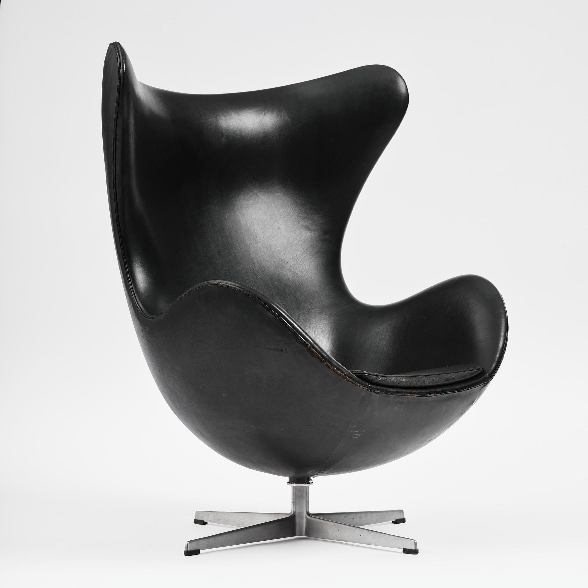 Arne Jacobsen, fåtölj, "Ägget", Fritz Hansen, Danmark, 1967.