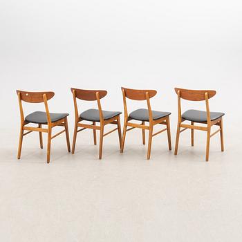 Chairs, 4 pcs, Farstrup, Denmark 1960s.