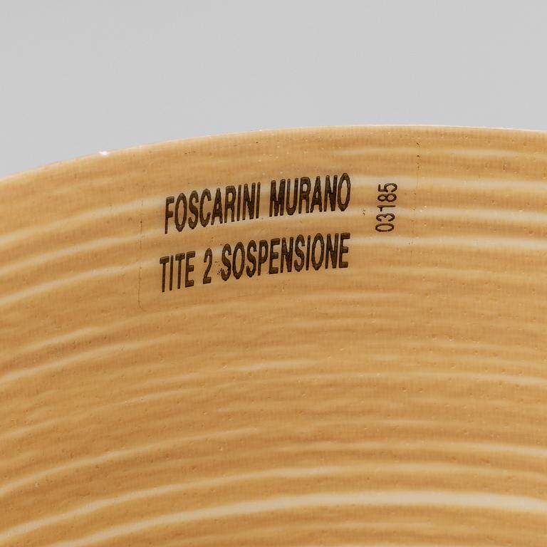 Marc Sadler, taklampor, ett par, "Tite 2", Foscarini Murano, Italien.
