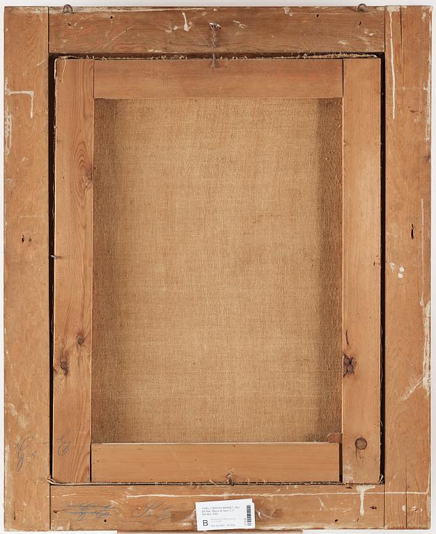 Carl Stephan Bennet, Royal Hussar on horse.