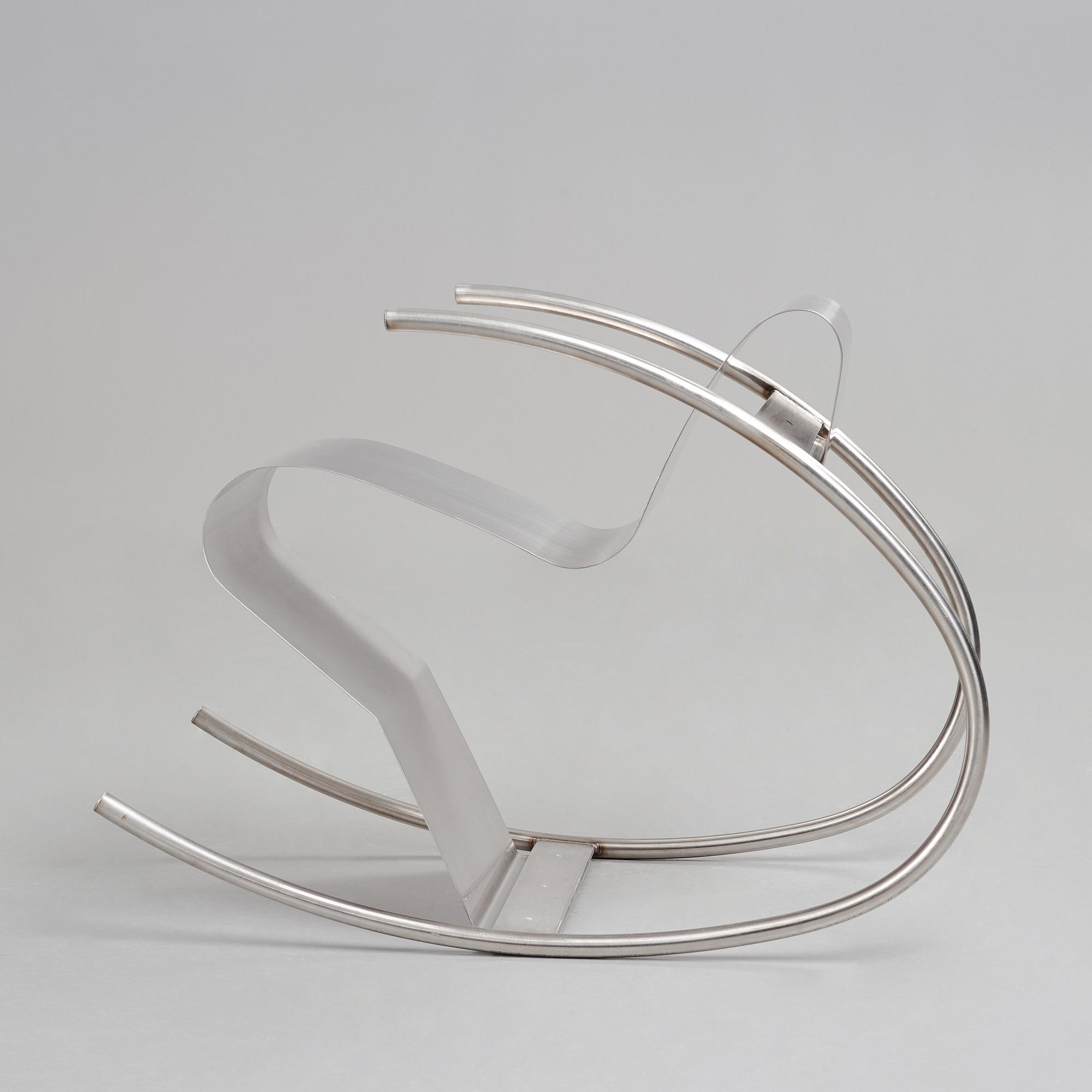 Sigurdur Gustafsson, a "Rock´n Roll" rocking chair for Källemo Sweden, post 1999.