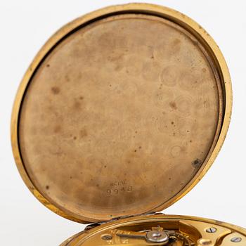 Pocket watch, hunter, 51 mm.