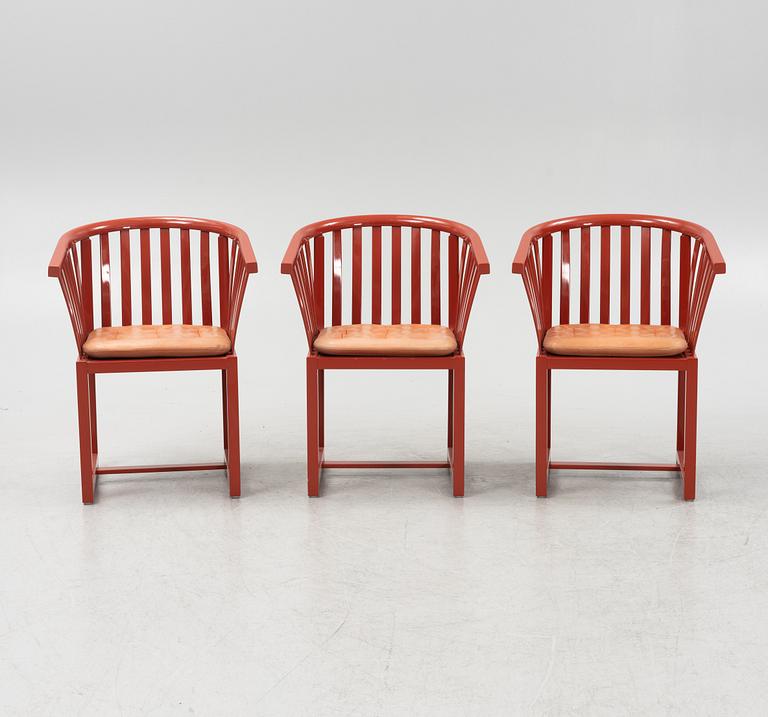 Åke Axelsson, karmstolar, 3 st, "Vaxholmaren", Gärsnäs.