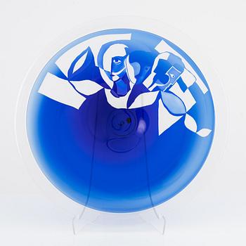 Klas-Göran Tinbäck, a dish, dated 1984.