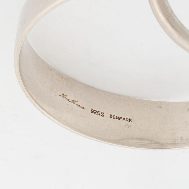 Bent Gabrielsen, for Hans Hansen, bangle, sterling silver. Denmark.