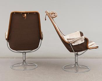 FÅTÖLJER, 1 par, "Jetson", Bruno Mathsson, Dux, 1900-talets andra hälft.