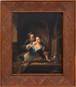 Franz van Mieris, circle of/follower of, The Proposal.