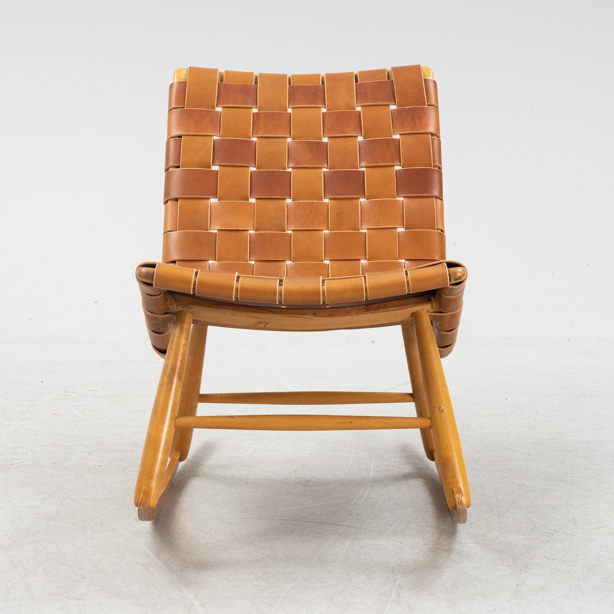 Gungstol, tillskriven Yngve Ekström, Swedish Modern, 1940-tal.