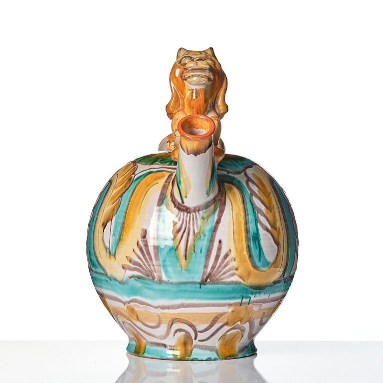 Allan Ebeling, a glazed ceramic jug, Upsala-Ekeby, ca. 1930.