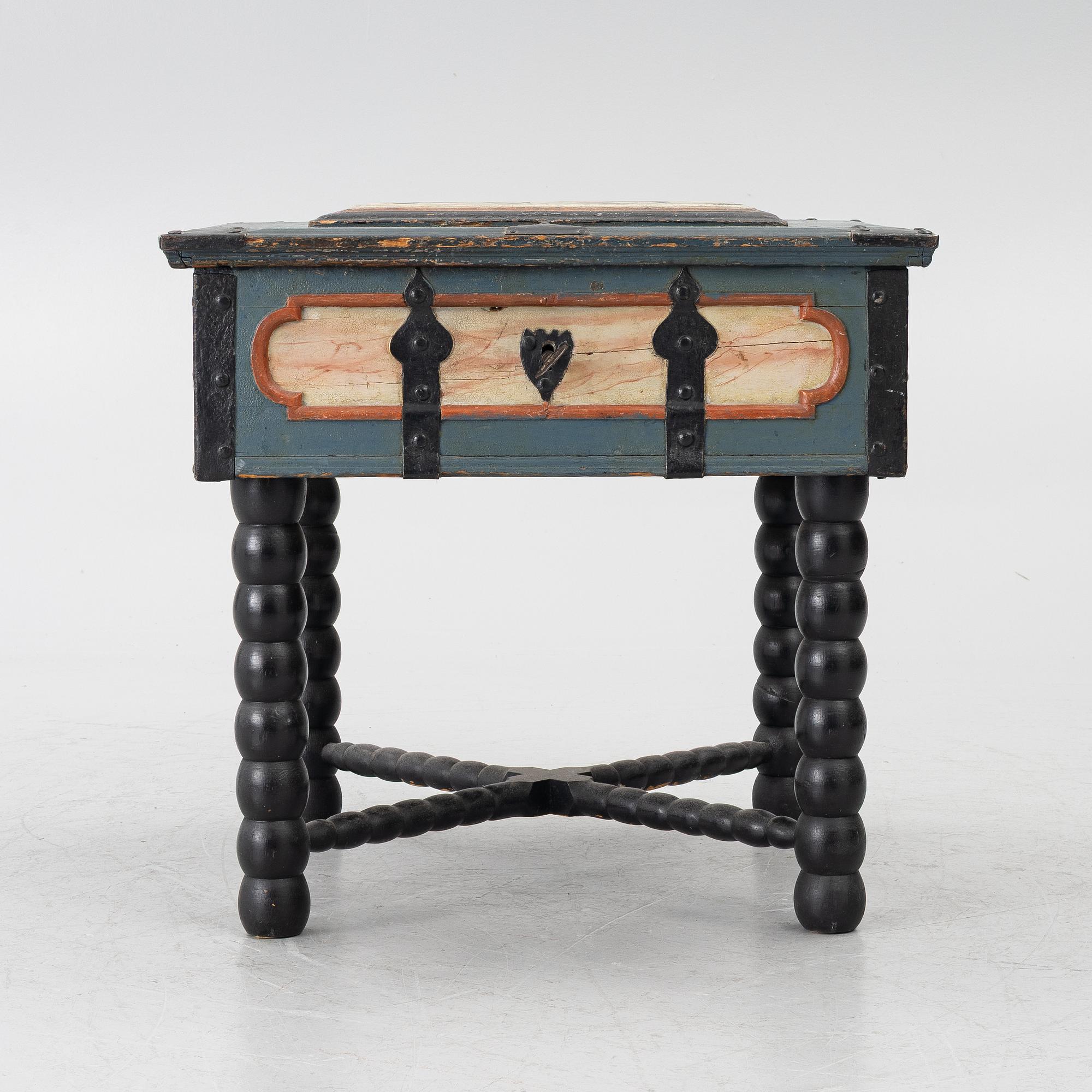 Box on a stand. 19th century.