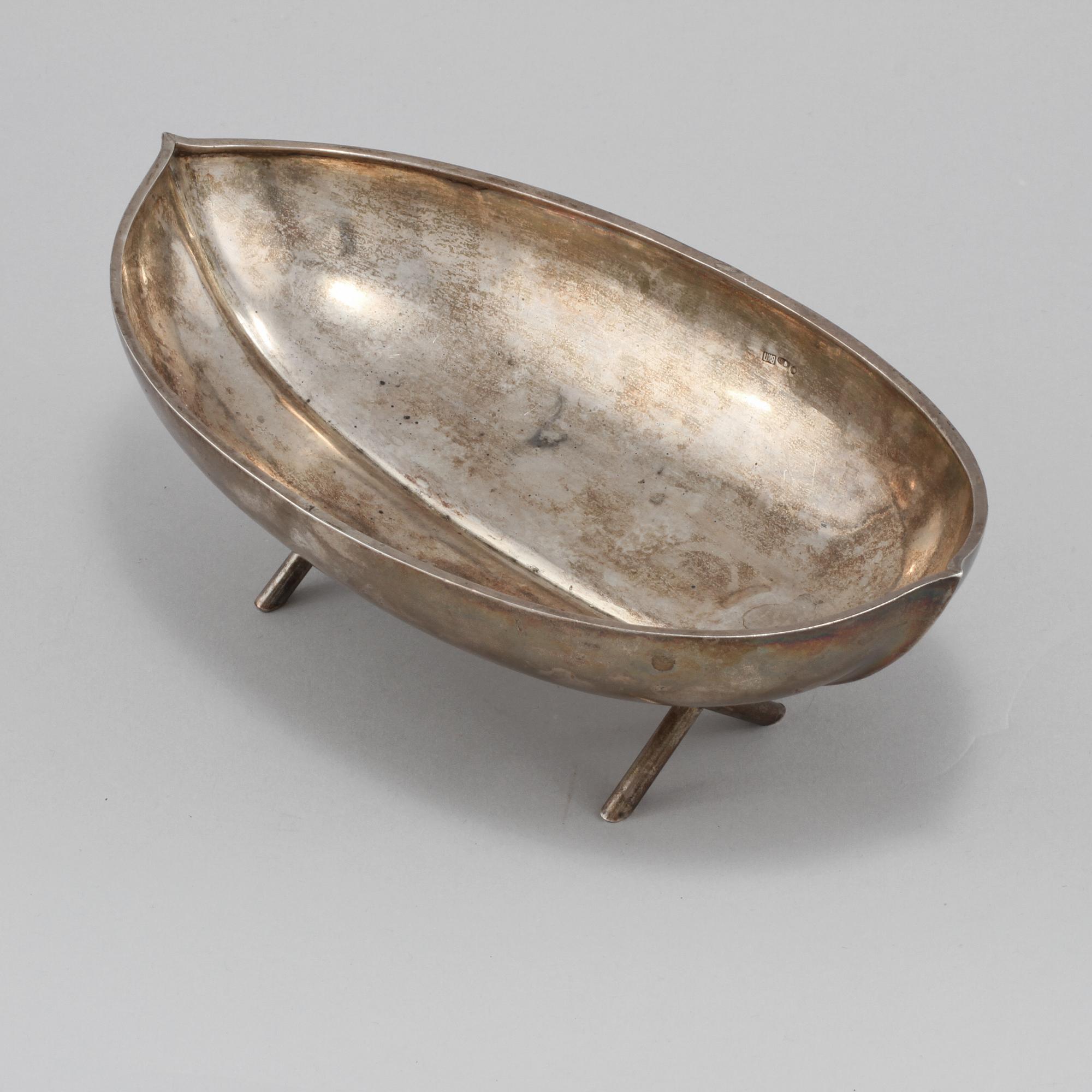 SKÅL, silver, Ryssland, tidigt 1900-tal, vikt 320 g.