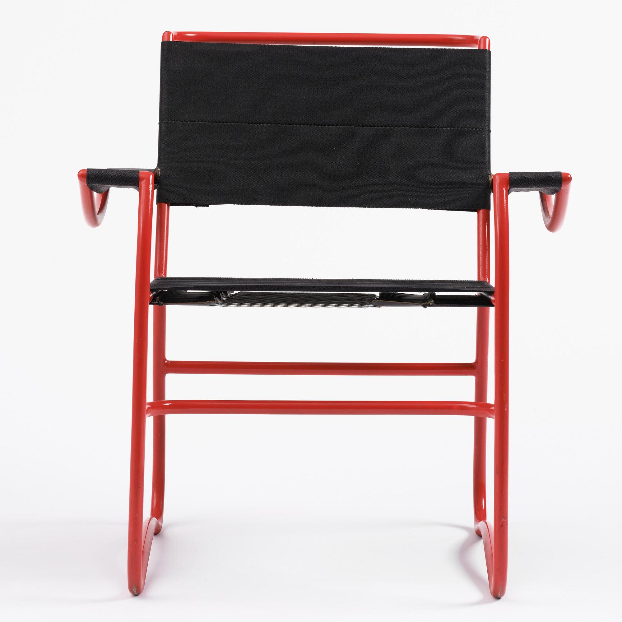 Sven Markelius, a rare armchair, AB Stockholms Nya Järnsängsfabrik, ca 1930.