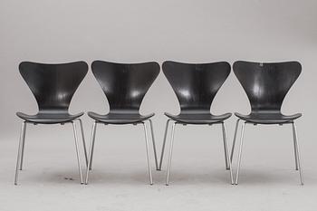 STOLAR, 4 st, "Sjuan", Arne Jacobsen, Fritz Hansen.