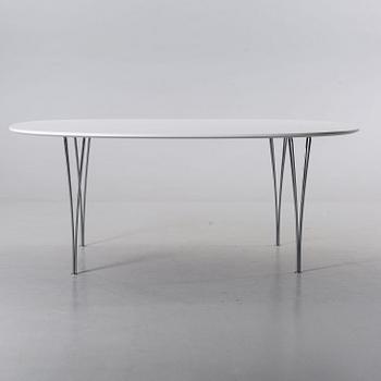 PIET HEIN och BRUNO MATHSSON, matbord, "Superellips", MIAB för Fritz Hansen, 1985.