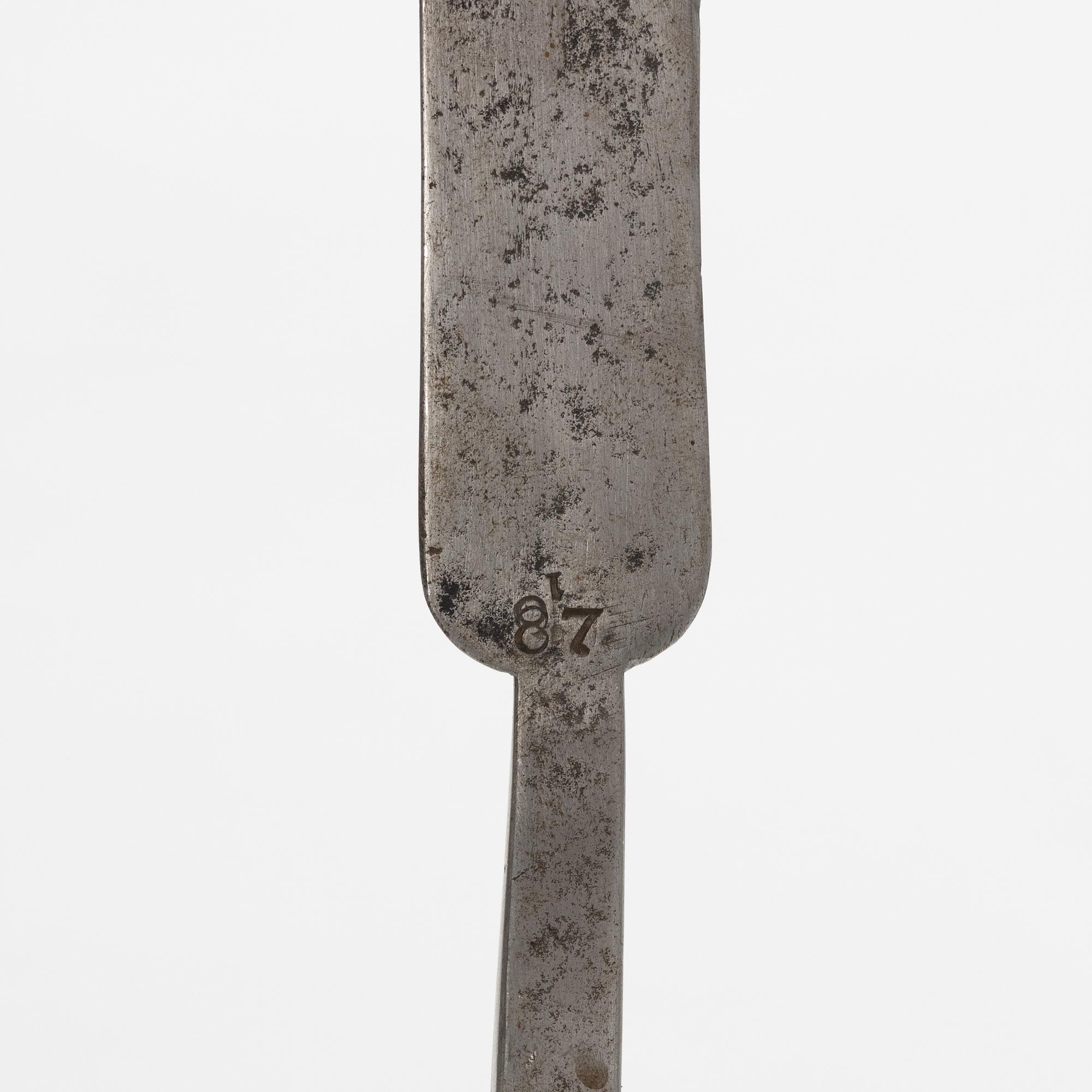 A Swedish percussion rifle 1845-54 pattern with bayonet.