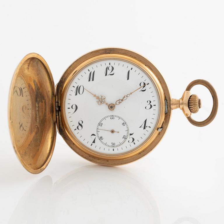 Pocket watch, hunter, 52.5 mm.