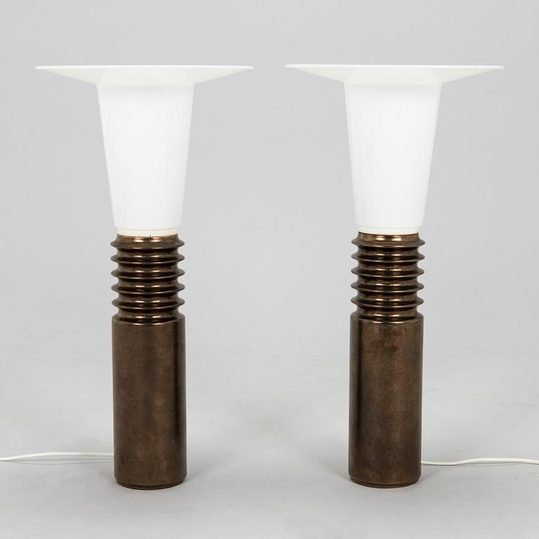 Pöytävalaisinpari, malli 0201-38. Luxus, Vittsjö Ruotsi.