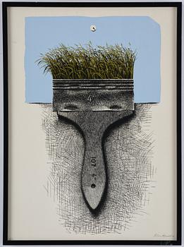 Kimmo Kaivanto, "Four inch thoughts" from: "Hommage aux Prix Nobel" (The Nobel Prize portfolio).