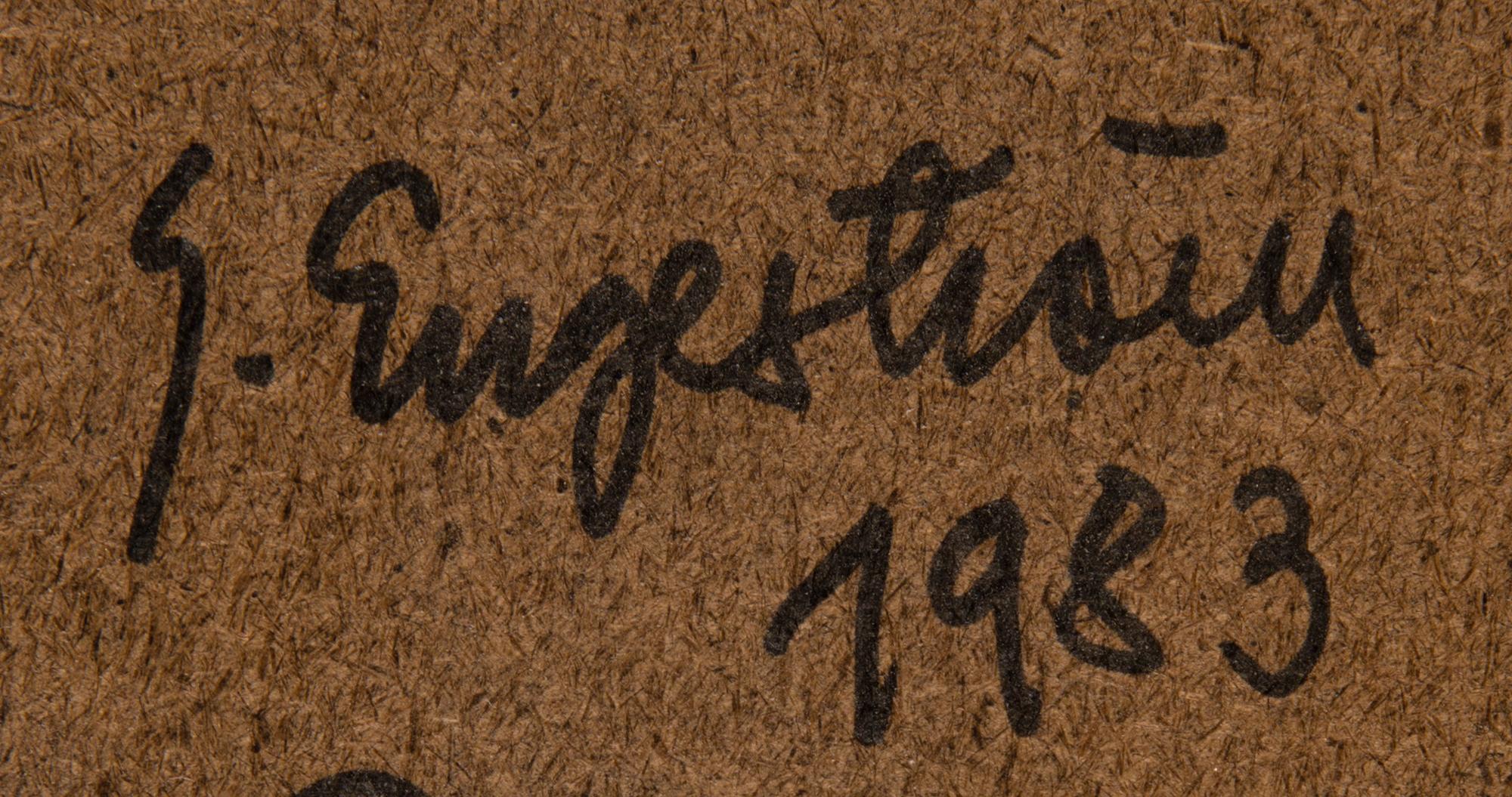 GEORG ENGESTRÖM, 3 pieces, 1983, signed on the back.