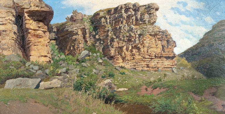 Nikolai Aleksandrovits Yaroshenko, ROCKS NEAR KISLOVODSK.