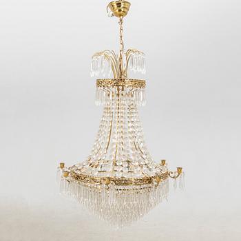 An Empire style chandelier 20th century.